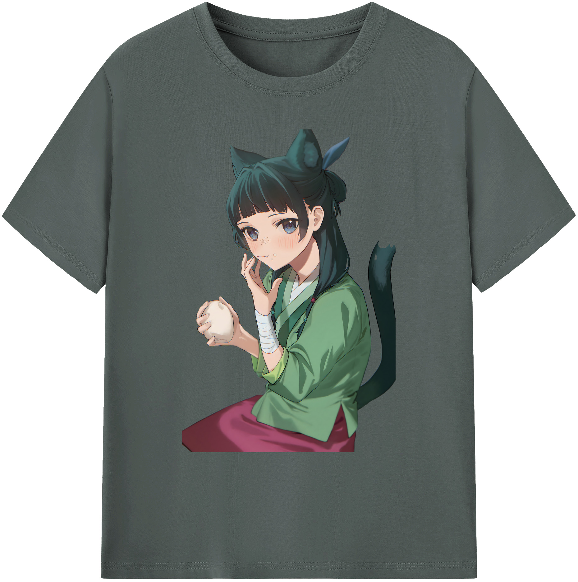 （画像用） 薬屋のひとりごと The Apothecary Diaries 綿100％ メンズ半袖Tシャツ｜肌触りやわらか＆通気性